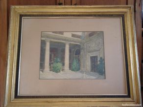 Arte: Carl Friedrich Heinrich Werner acquerello su carta